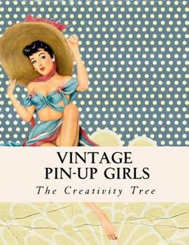 Paperback Vintage Pin-Up Girls: Adult Coloring Book
