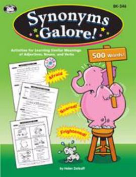 Perfect Paperback Super Duper Publications | Synonyms Galore! Activities for Learning Similar Meanings of Adjectives, Nouns, and Verbs Book | Educational Resource for Children Book