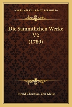 Paperback Die Sammtlichen Werke V2 (1789) [German] Book