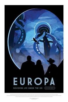 Paperback Europa: NASA JPL Visions of the Future Voyager Notebook Journal Diary Logbook Book