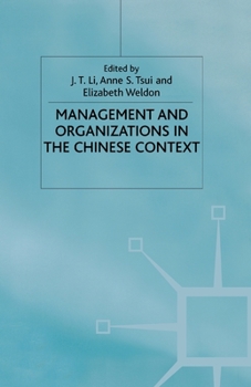 Paperback Management and Organizations in the Chinese Context Book