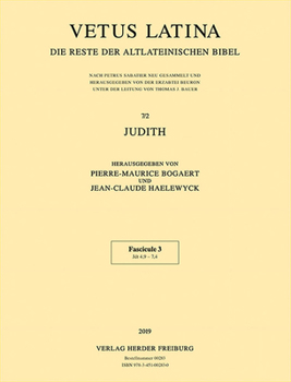 Paperback Judith: Fascicule 3: Jdt 4,9 - 7,4 [German] Book