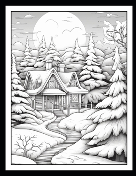 Paperback Winter Wonderlands: 300 Coloring Pages Book