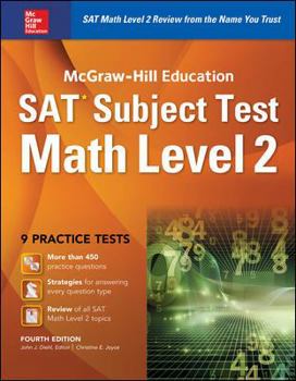 Paperback McGraw-Hill Education SAT Subject Test Math Level 2 4th Ed. Book