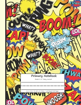 Primary Notebook: Notebook with Dotted Lined Sheets, Yellow Edition (120 Pages, 8,5” x 11") (Handwritting)