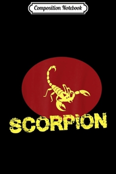 Composition Notebook: Vintage Style Scorpion Scorpion Lovers  Journal/Notebook Blank Lined Ruled 6x9 100 Pages