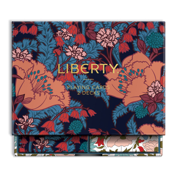 Board Game Liberty Floral Playing Card Set Book