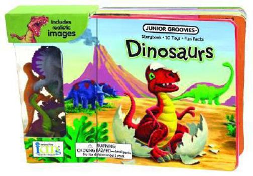 Board book Dinosaurs Board Book [With Plastic Dinosaurs] Book