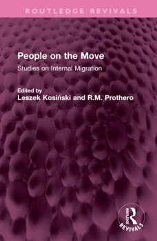 Hardcover People on the Move: Studies on Internal Migration Book