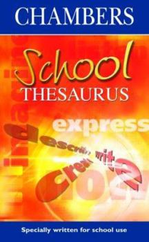 Hardcover Chambers School Thesaurus Book