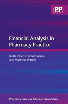 Paperback Financial Analysis in Pharmacy Practice Book