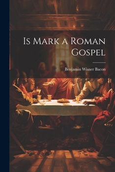 Paperback Is Mark a Roman Gospel Book