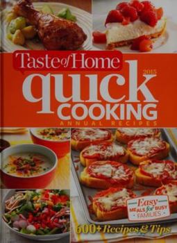 Hardcover Taste of Home Quick Cooking Annual Recipes 2015 Book