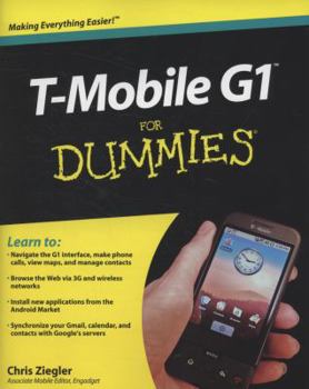 Paperback T-Mobile G1 For Dummies Book