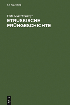 Hardcover Etruskische Frühgeschichte [German] Book