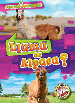 Llama or Alpaca? - Book  of the Scholastic: Blastoff! Spotting Differences