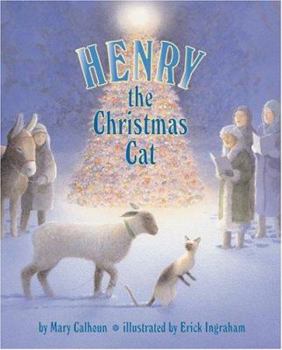 Library Binding Henry the Christmas Cat Book