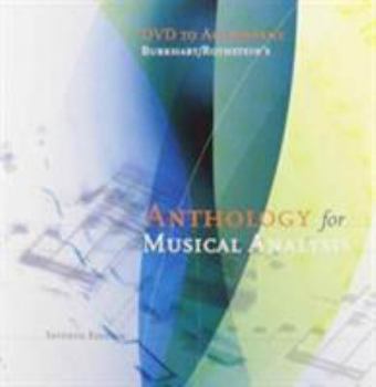 CD-ROM DVD (with Postmodern Update) for Burkhart/Rothstein's Anthology for Musical Analysis, 7th Book