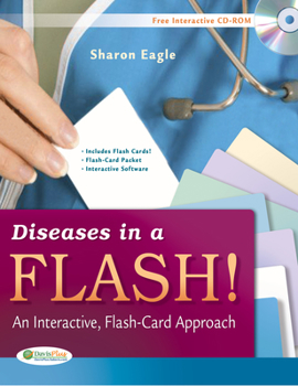 Paperback Diseases in a Flash!: An Interactive, Flash-Card Approach [With Flash Cards] Book