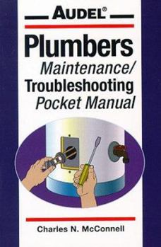Paperback Audel Plumbers Maintenance/Troubleshooting Pocket Manual Book