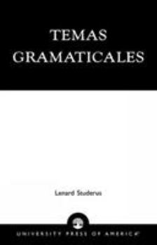 Hardcover Temas Gramaticales Book
