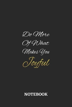 Do More Of What Makes You Joyful: 6x9 inches - 110 graph paper, quad ruled, squared, grid paper pages • Greatest life motivational Journal • Gift, Present Idea