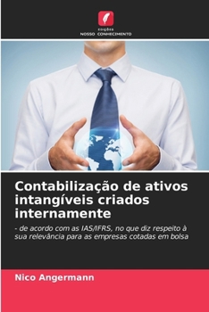 Paperback Contabilização de ativos intangíveis criados internamente [Portuguese] Book