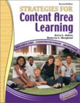 Paperback Strategies for Content Area Learning: Vocabulary*comprehension*response W/ CD ROM [With CDROM] Book