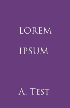 Paperback Lorem Ipsum Book