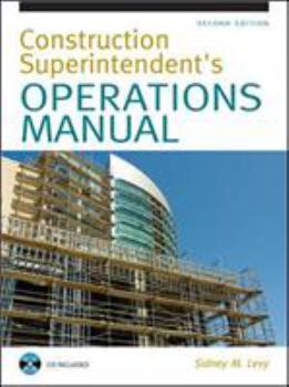 Hardcover Construction Superintendent's Operations Manual [With CDROM] Book