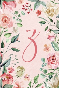 2020 Weekly Planner - Letter Z - Pink Green Floral Design: 6”x9” 1-Yr Weekly Calendar, 1 week - 2-page layout, Personalized with Initials. ... 6”x9” Planner/Calendar Alphabet Series)