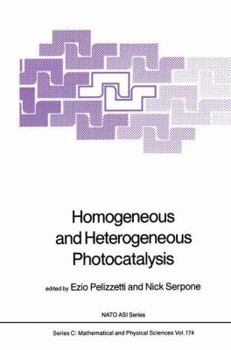 Paperback Homogeneous and Heterogeneous Photocatalysis Book