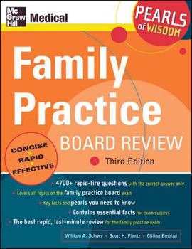 Paperback Family Practice Board Review: Pearls of Wisdom, Third Edition: Pearls of Wisdom Book