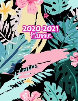 2020-2021 Planner: Two Year Calendar Organizer and Goal Journal | January 2020 - December 2021 Daily, Weekly and Monthly Planner Book with Back Sticker Expression Wall for 2 Years | Design Code 489938