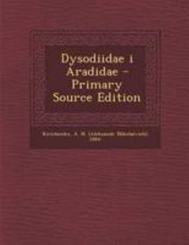 Paperback Dysodiidae I Aradidae [Russian] Book