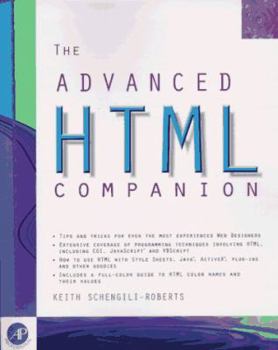 Paperback Advanced HTML Companion Book