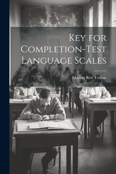 Paperback Key for Completion-test Language Scales Book