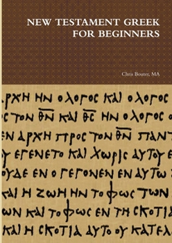 Paperback New Testament Greek for Beginners Book