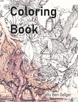 Paperback Coloring Book: Ben Geiger Art Book
