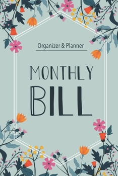 Paperback Bill Organizer: Expense Tracker, Bill Organizer, Budget Organizer and Budget Planner Business notebook and Planner Book