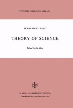Hardcover Theory of Science: A Selection, with an Introduction Book