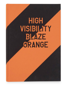 Hardcover High Visibility (Blaze Orange) Book