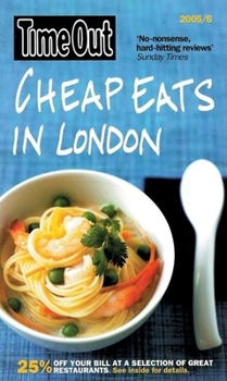 Paperback Time Out Cheap Eats in London Book