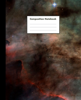 Paperback Composition Notebook: Outer Space - The Swan Nebula, College Ruled, 110 pages - Stylish Classic Journal Notebook for Home Work Office Busine Book
