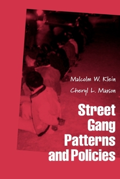 Paperback Street Gang Patterns and Policies Book