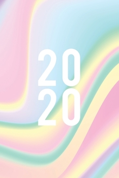 2020: Weekly + Monthly View | Holographic Effect | 6x9 in | 2020 Calendar Organizer with Bonus Dotted Grid Pages + Inspirational Quotes + To-Do Lists (Modern Planners)