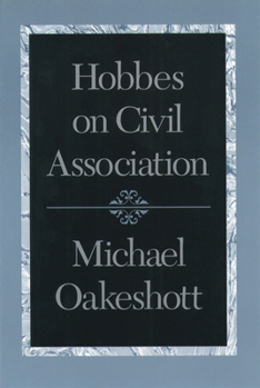 Paperback Hobbes on Civil Association Book
