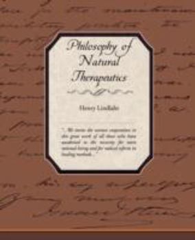 Paperback Philosophy of Natural Therapeutics Book