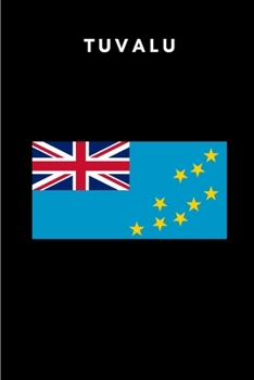 Paperback Tuvalu: Country Flag A5 Notebook to write in with 120 pages Book