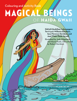 Paperback Magical Beings of Haida Gwaii Colouring and Activity Book